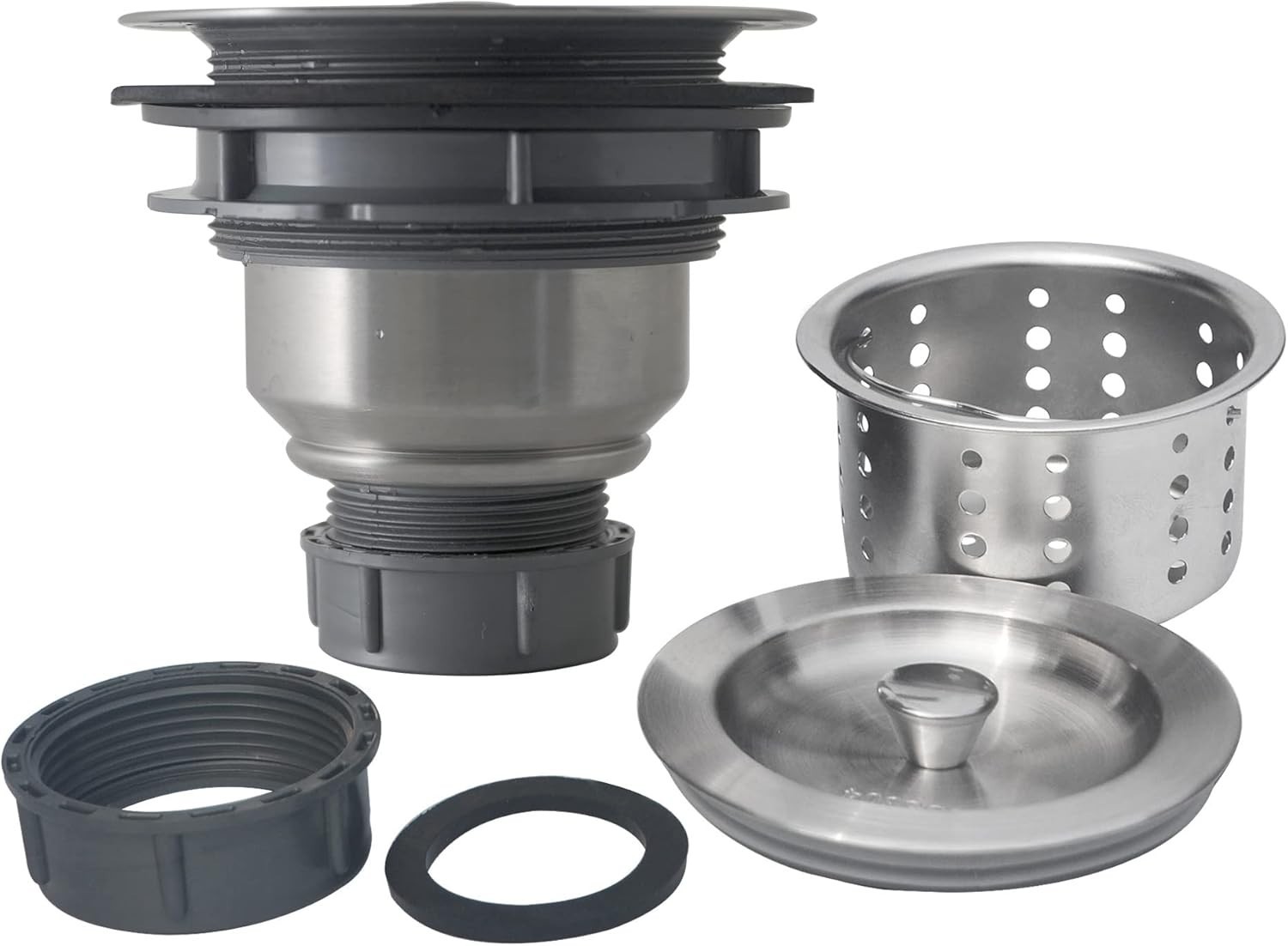 Sink Strainer Kitchen Sink Drain Assembly Kit 3-1/2 Inch with Kitchen Sink Drain