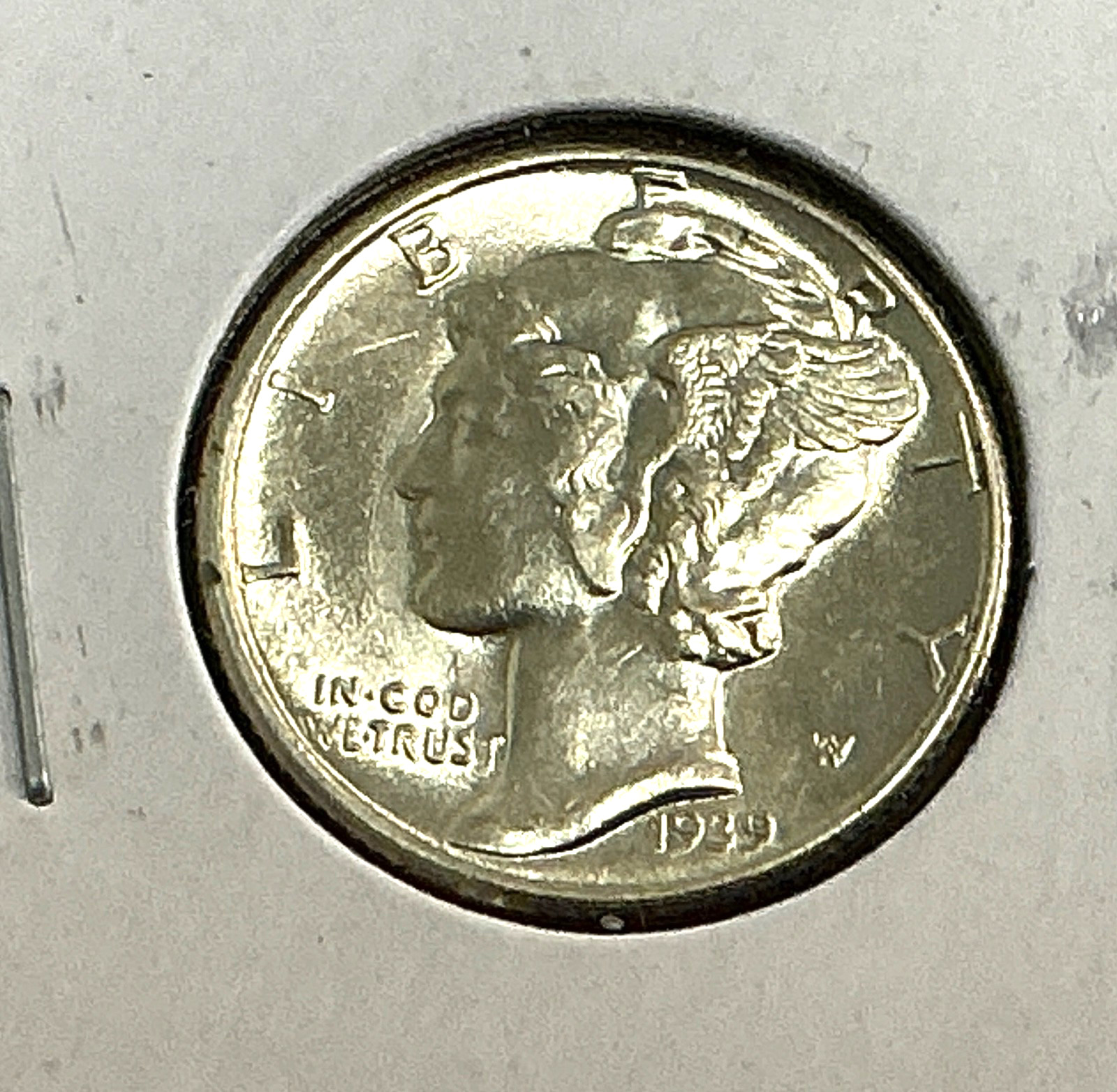 1939 Mercury Silver Dime 10c - CHOICE BU.