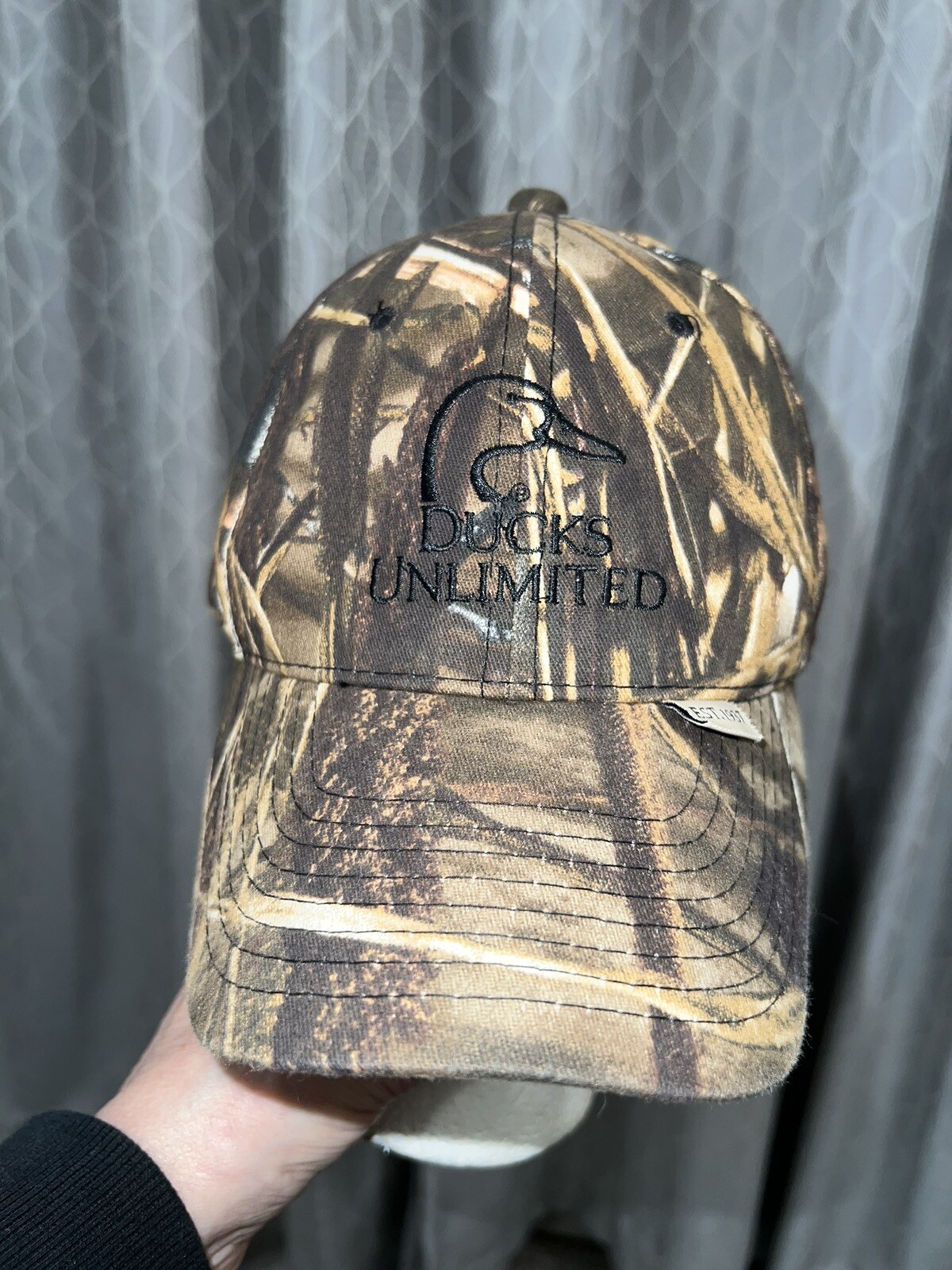 Ducks Unlimited Camouflage Hat Cap EUC Adj by Outdoor Cap