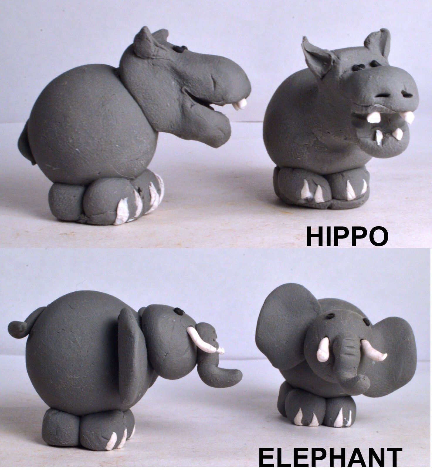 Assorted Miniature Clay Animals - Handmade [ONE ONLY]