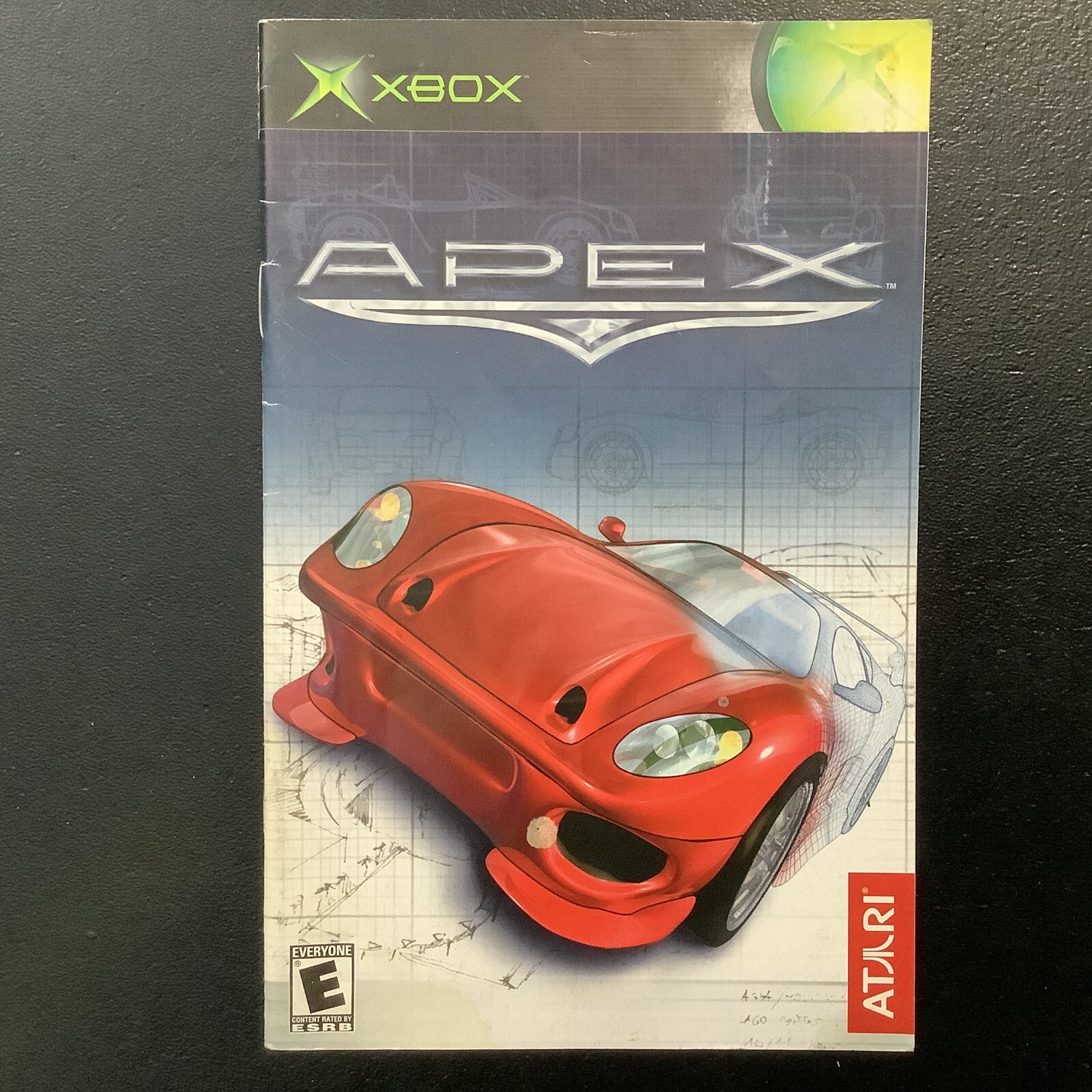 Apex Microsoft XBOX Instruction Manual Only