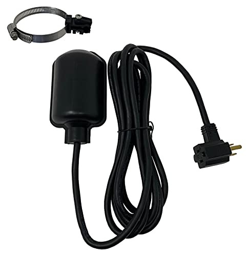 Sump Pump Float Switch 20ft Cord Tethered Universal Replacement Black