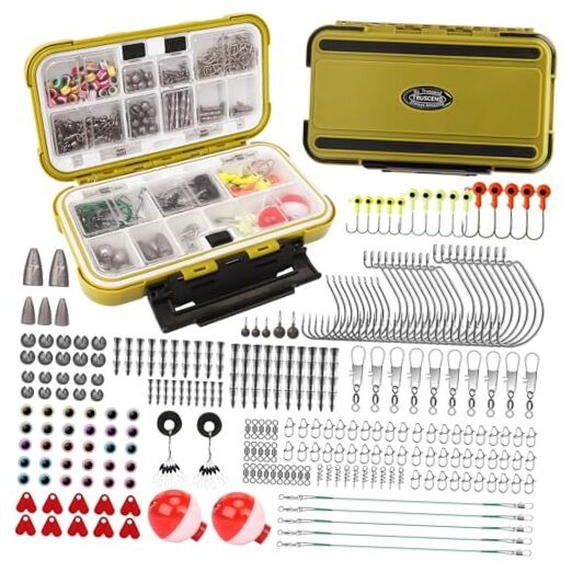 Widely Used Fishing Tackle & Accessories Kit, Fishing A-255pcs Giftable Kit