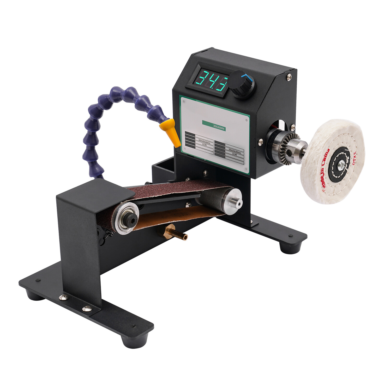 Desktop Mini Belt Sander Grinder Blade Sharpener Tool Table DIY Polishing Sander
