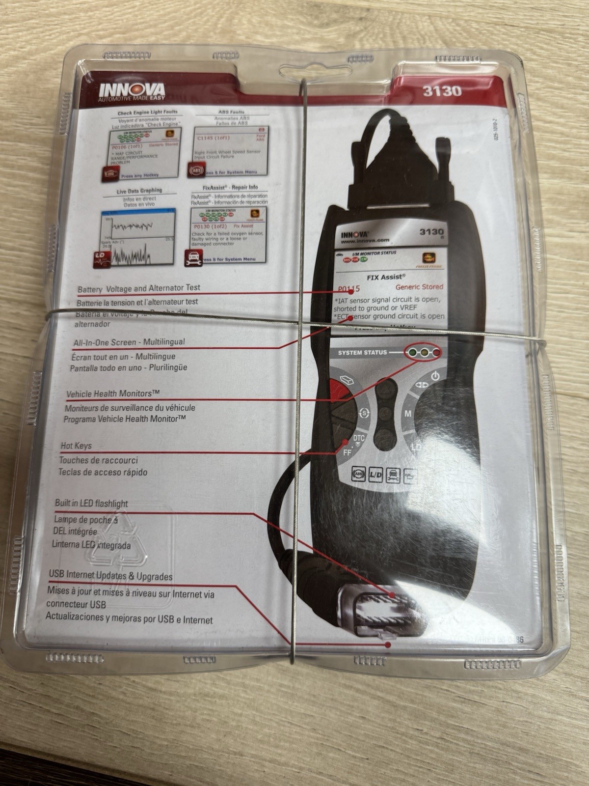Innova 3130 Diagnostic Scan Tool/Code Reader with Fix Assist for OBD2 Vehicle