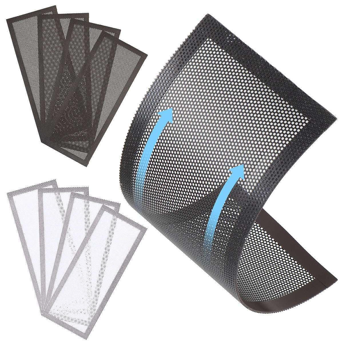 4pcs Magnetic Vent Cover Magnetic Air Screen Register Trap Rectangle Floor Mesh