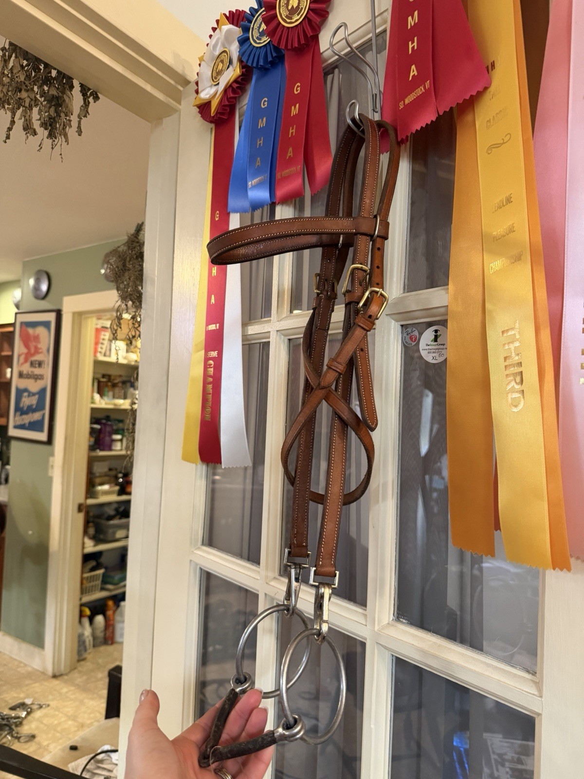 Western Quick Change Snap Bridle With NWT Sweet Iron Snaffle