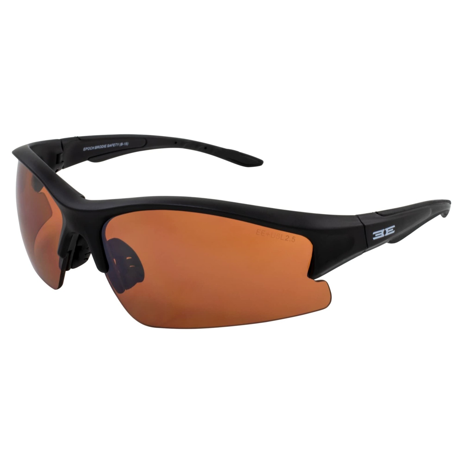 Epoch Eyewear Brodie Sport Golf Safety Sunglasses for Men or Women Polycarbon...
