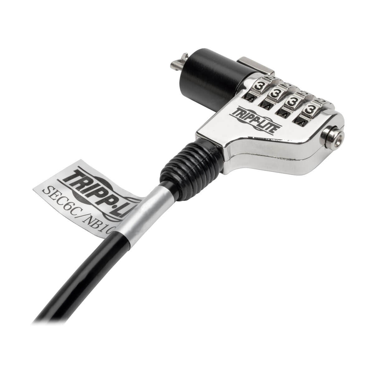 SEC6C  Tripp Lite Security Lock for Laptops and Peripherals 6 ft 4 Digit Combo