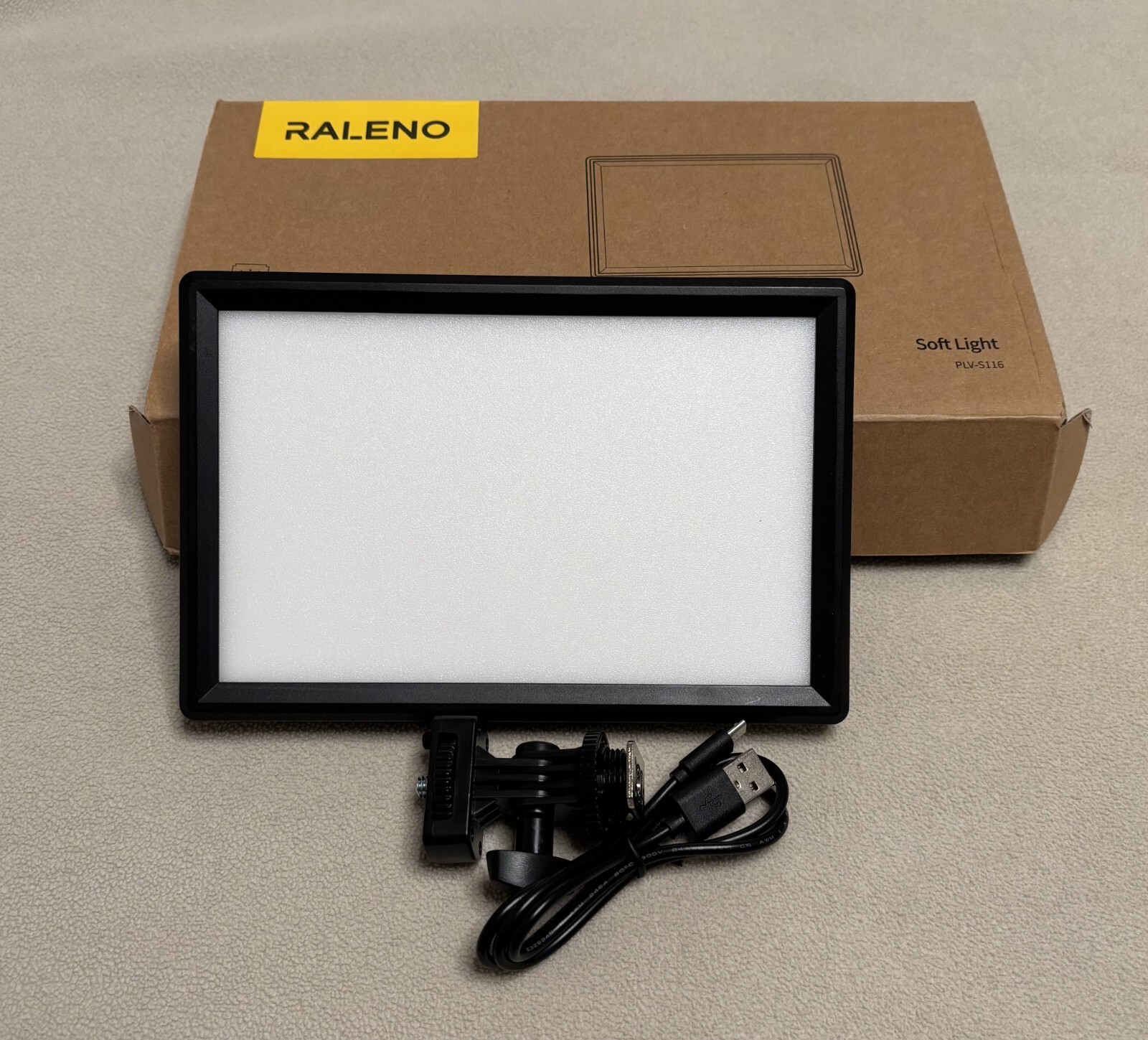 LED panel light panel Raleno PLV-S116 12W 600 lux