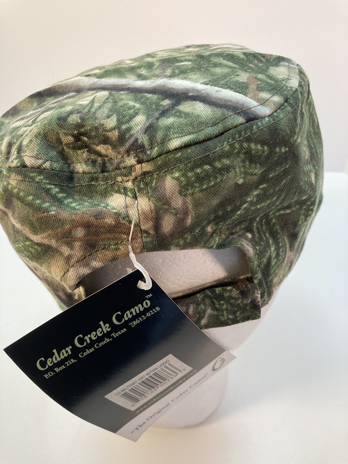 Cedar Creek Camo Bow Hunting Cap Hat Adjustable NWT Real Cedar Camo Camouflage