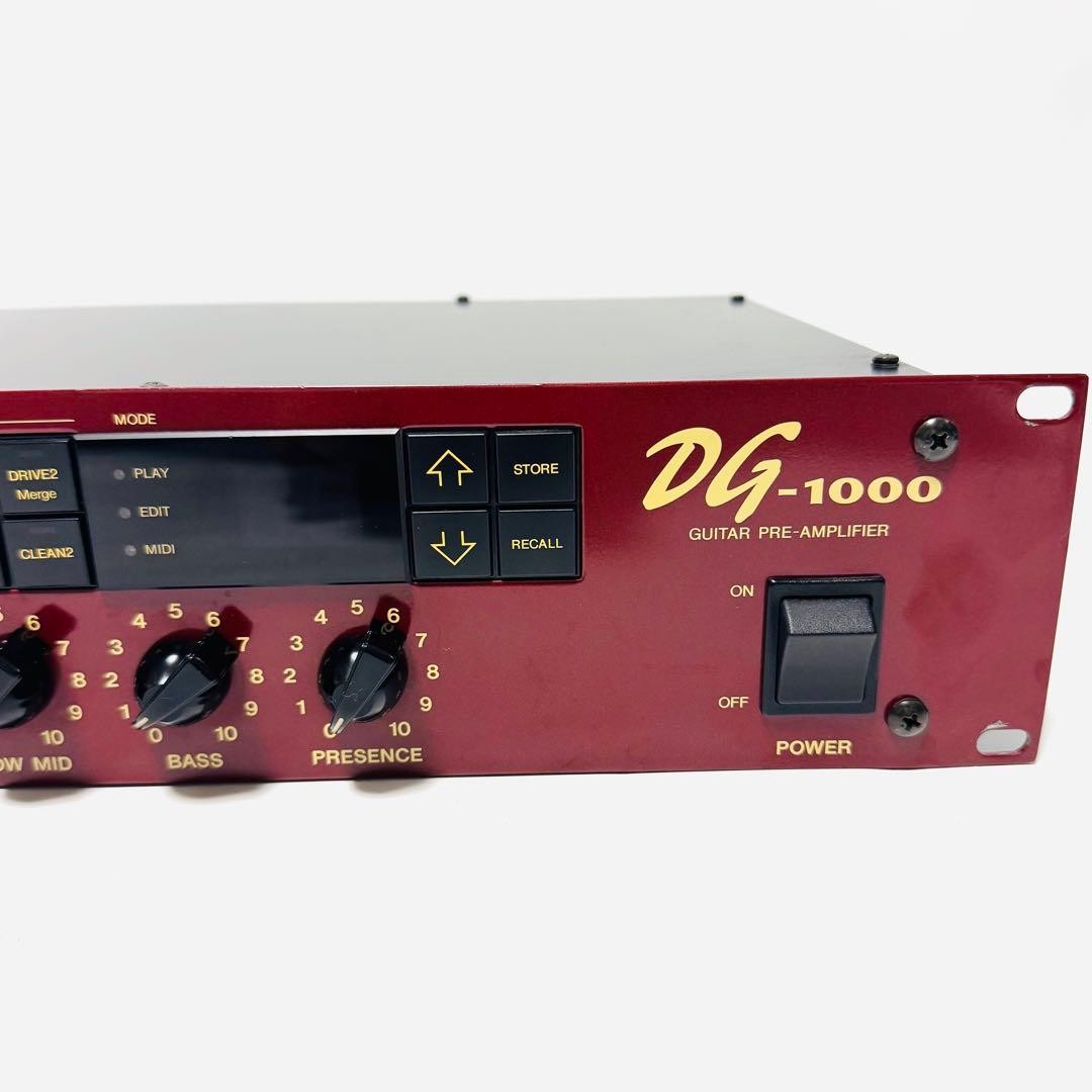 YAMAHA DG-1000 Guitar Preamp Modeling Processor Tested Working w/ Manual