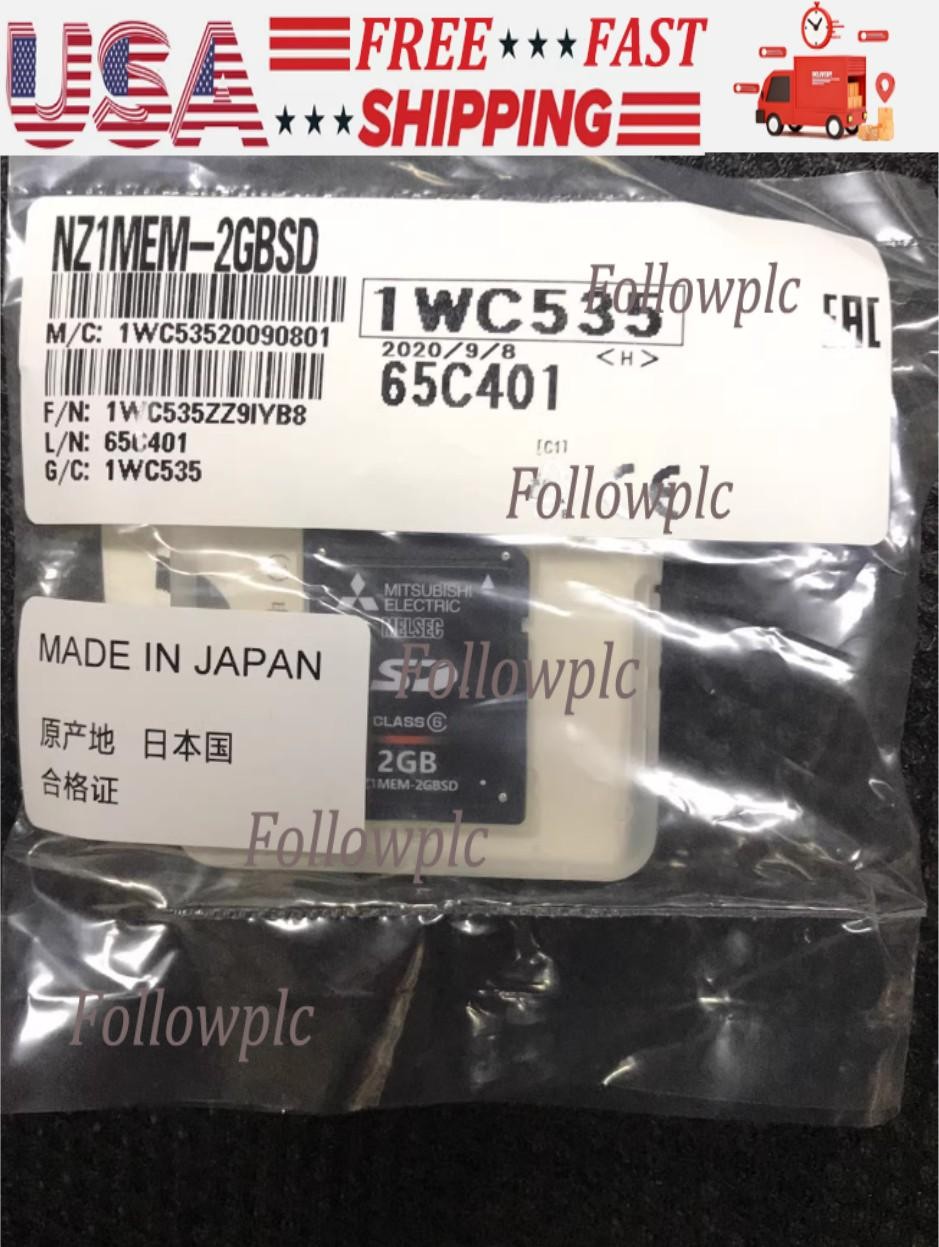 1PC New Mitsubishi NZ1MEM-2GBSD NZ1MEM2GBSD 2GB Memory Card Free Ship