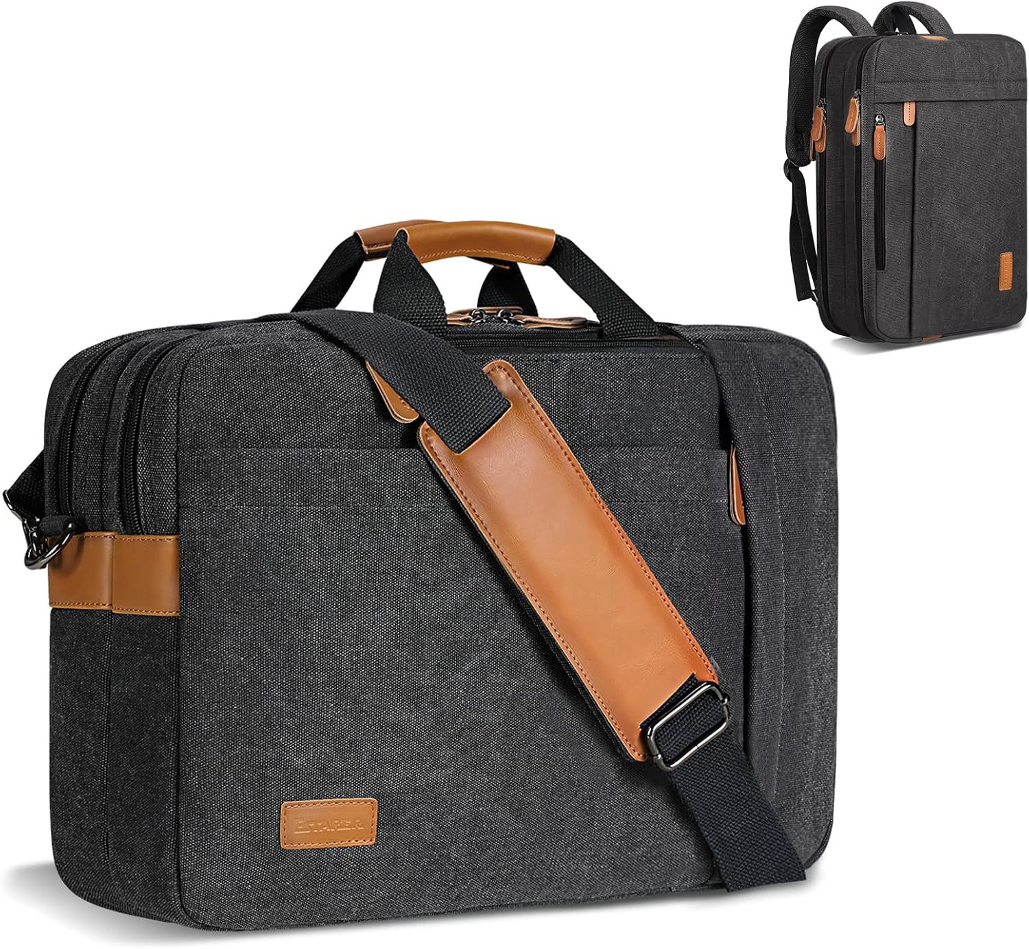Laptop Bag for Men 3 in 1, 17-17.3 Inch Computer Bag Laptop Backpack for Work/Tr