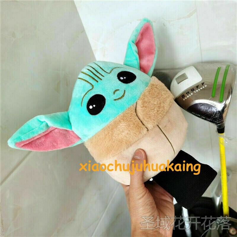 USA! The Mandalorian Baby Yoda Golf Driver Club Head Covers Protector Plush Case