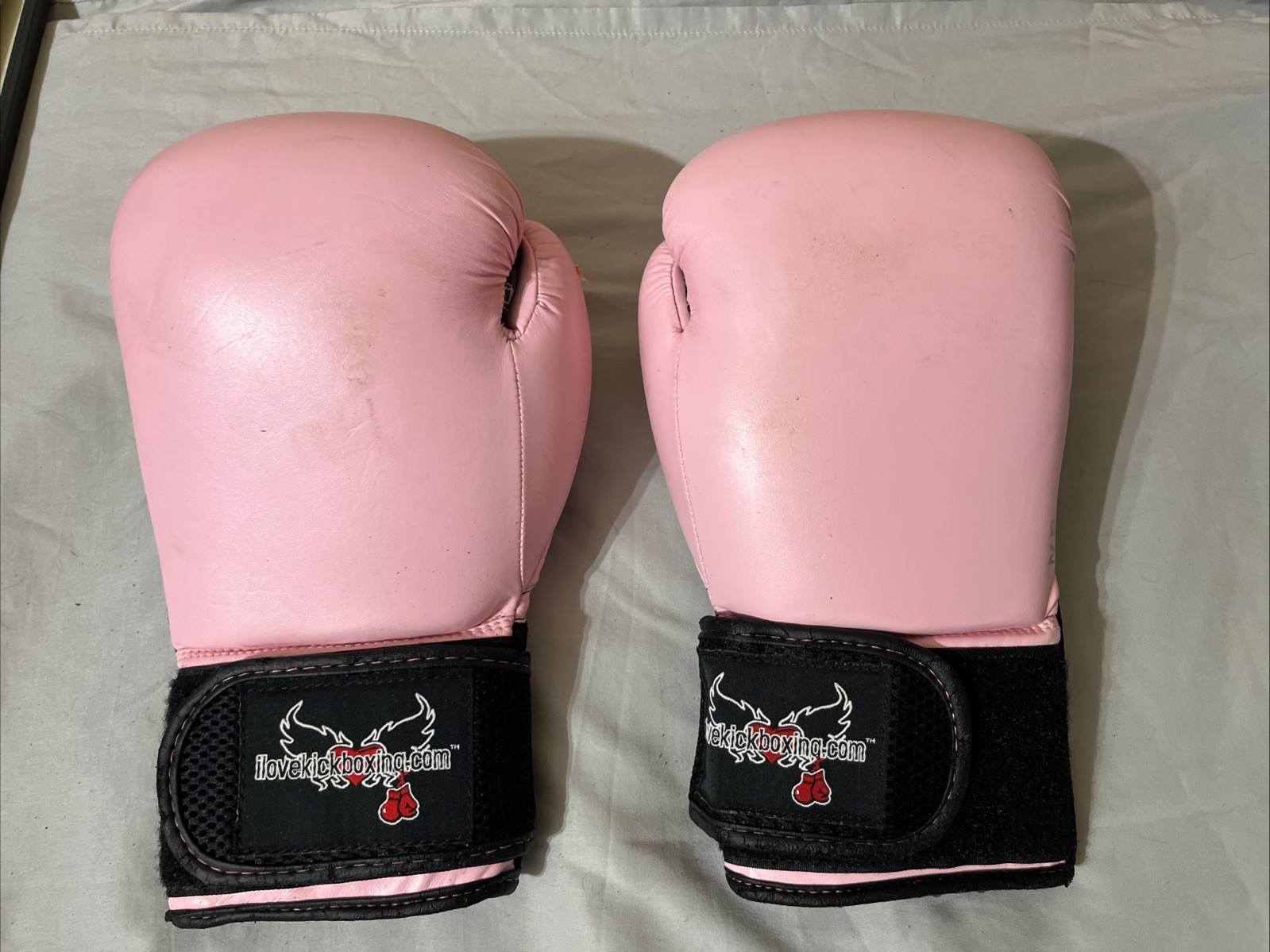 Century I LOVE KICKBOXING Boxing & Kickboxing Pink Sparring Gloves 12 oz