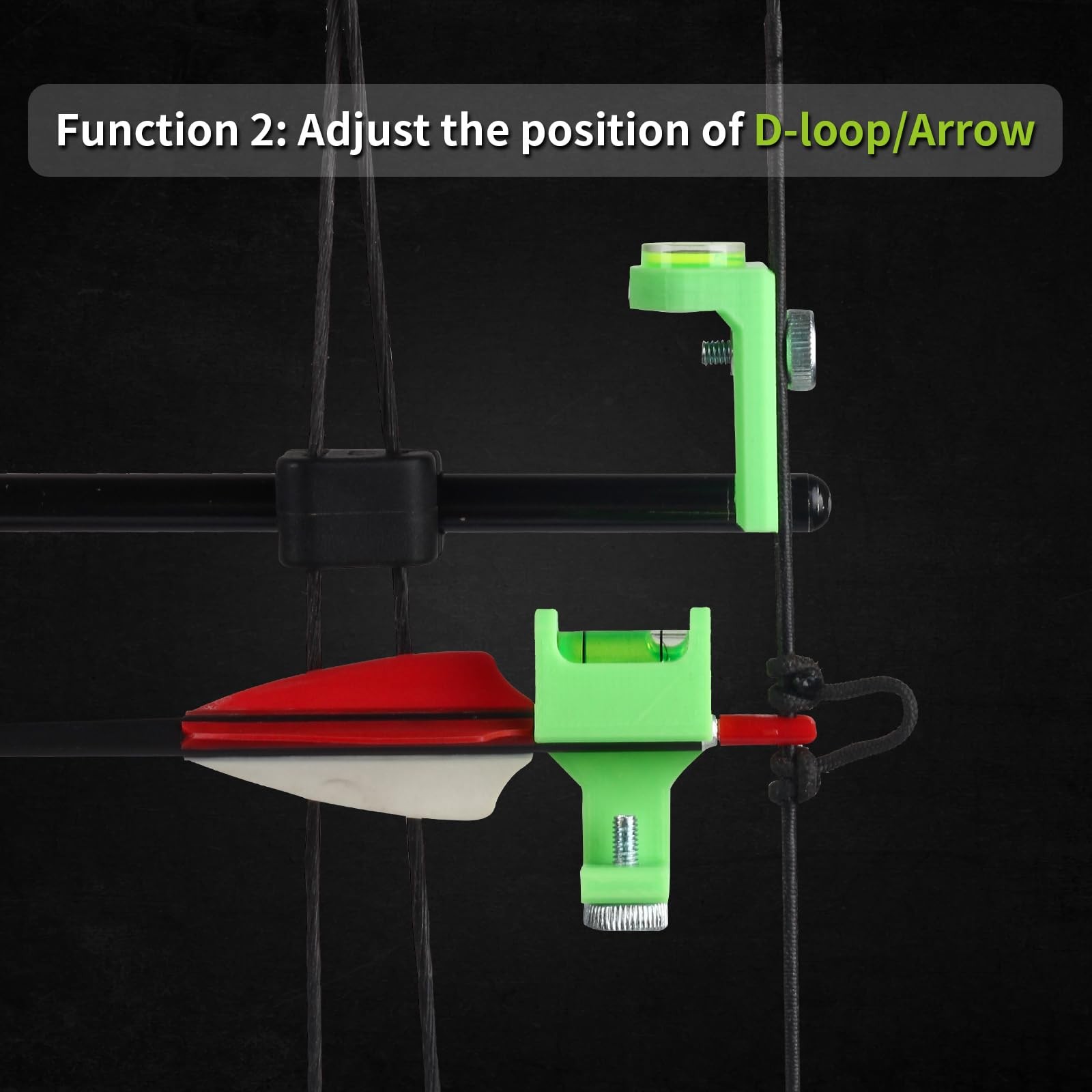 SPG Archery Bow and Arrow String Level Compound Bow Tuning Kit with Arrow Rest L