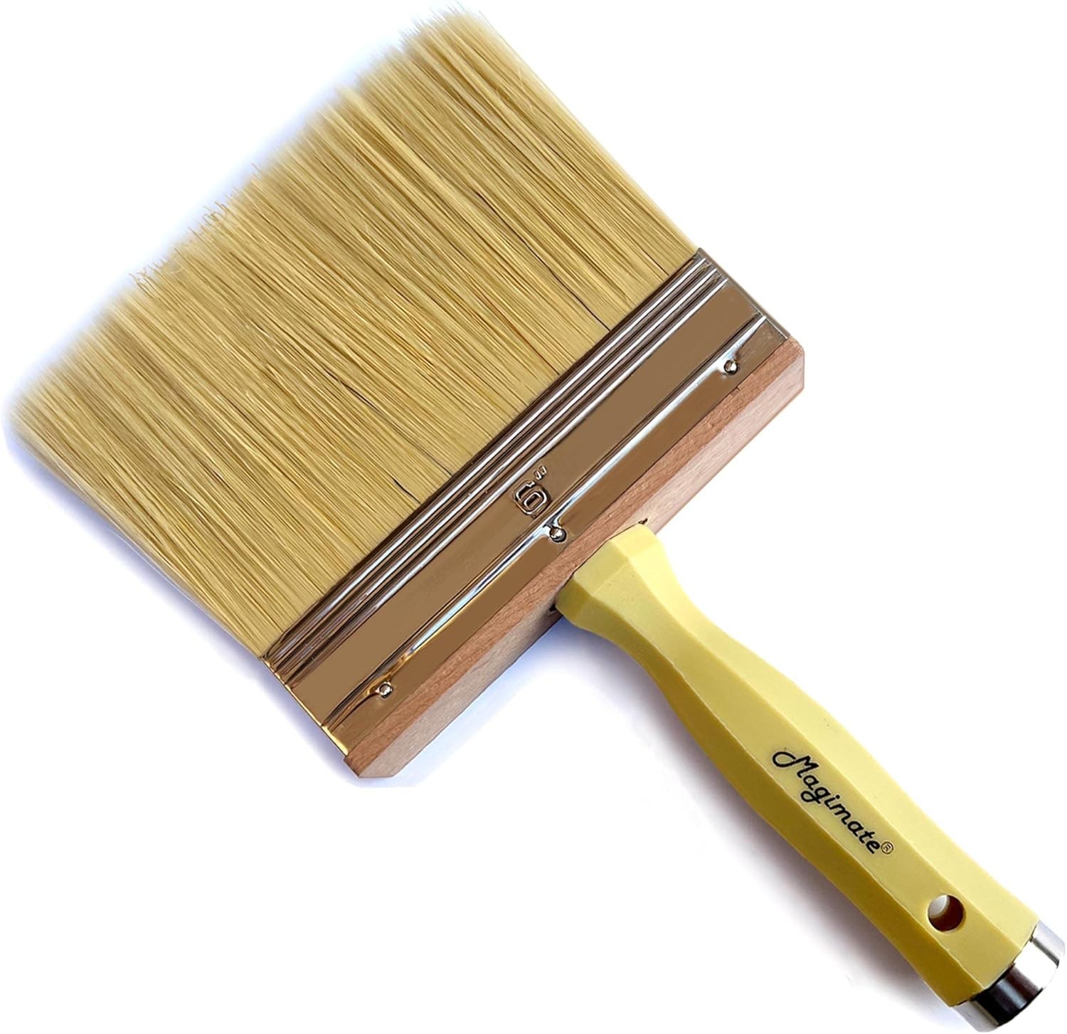 6 Inch Extra-Wide Paint Brush Large Block Stain Brushes Heavy-Duty Household