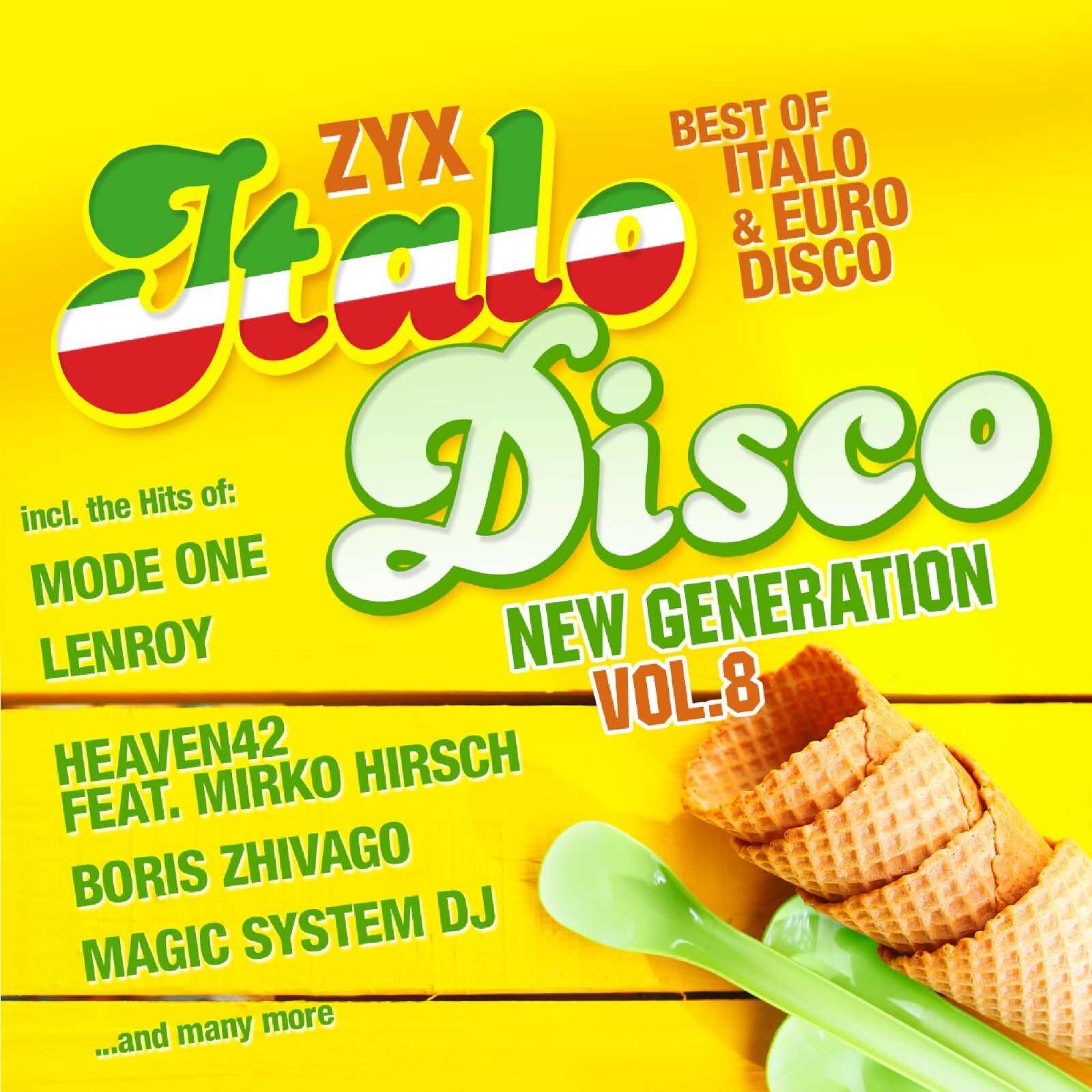 CD ZYX Italo Disco New Generation Vol.8 by Various Artists 2 CDs