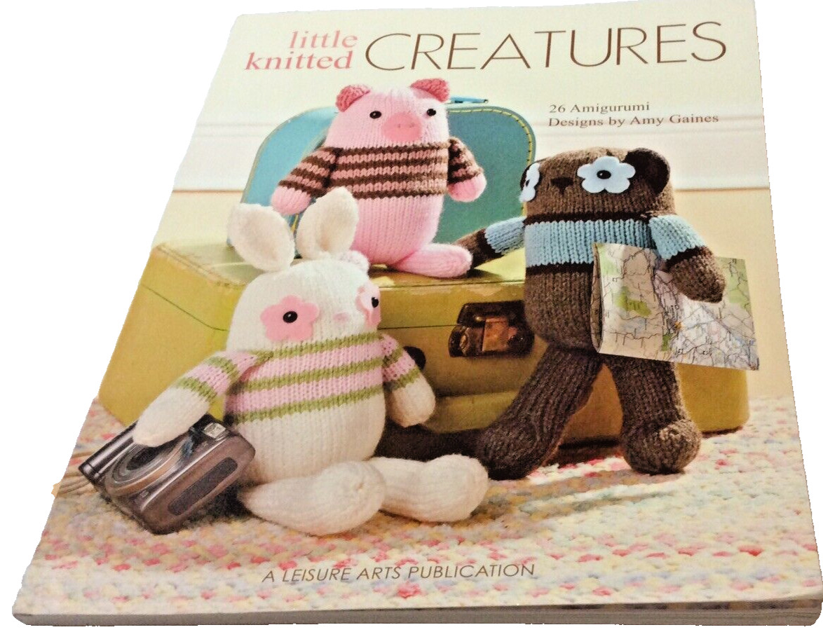 Liquidation Sale.   Little Knitted Creatures  Soft Cover Project Book