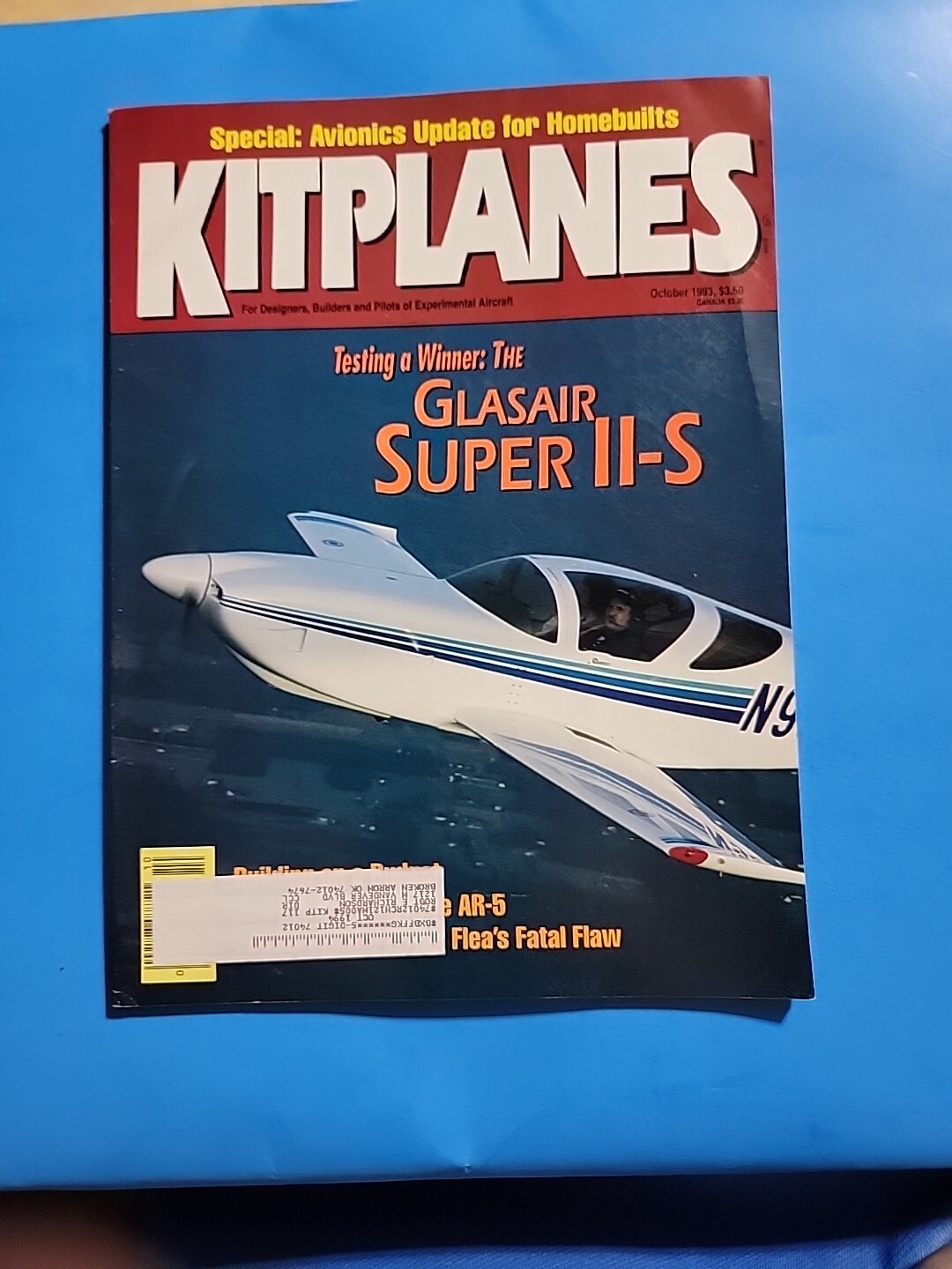 Kitplanes Magazine October 1993