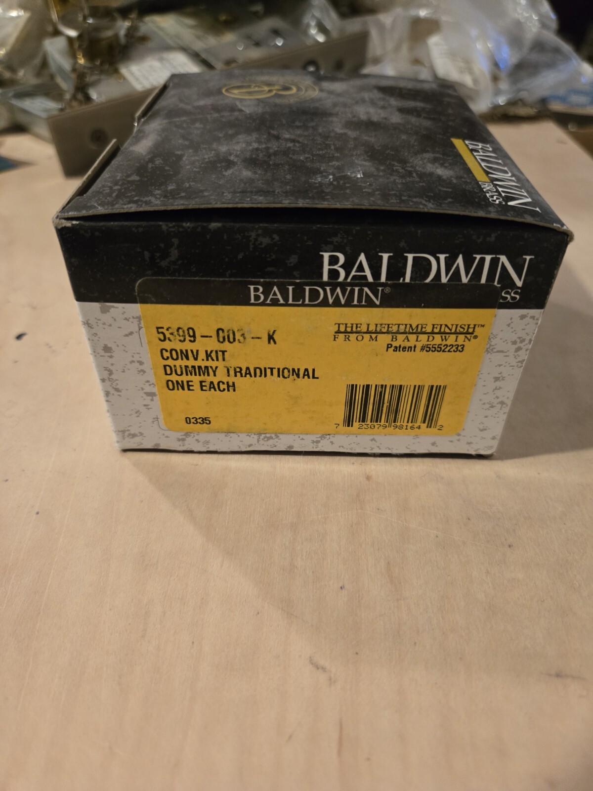 Baldwin 5399 003 K Repair Kit for various full dummy sets in Polished Brass