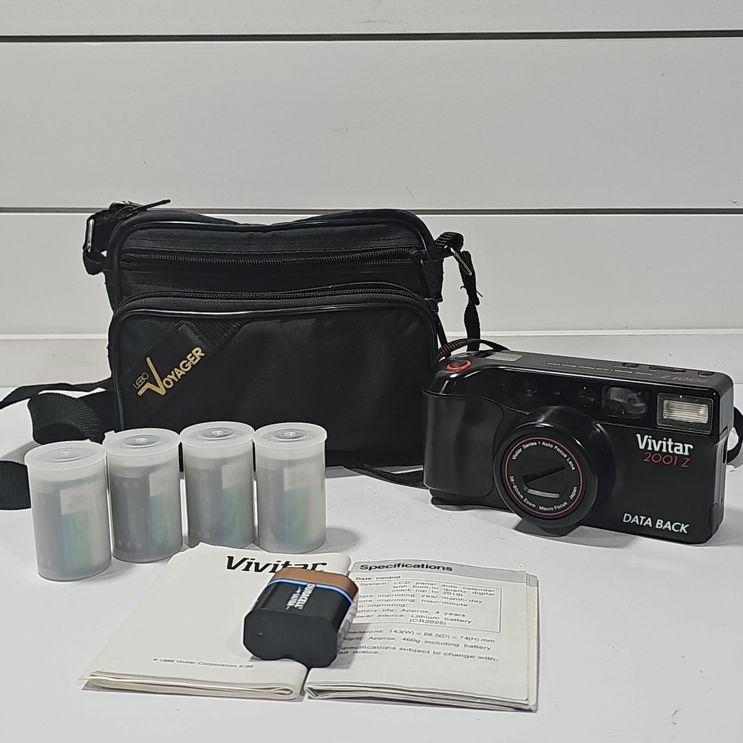 Vivitar Series 1 440 PZ Power Zoom 38-70mm AF Point & Shoot Film Camera Tested