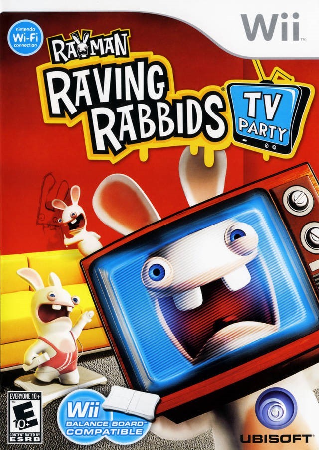 Rayman Raving Rabbids: TV Party - Nintendo  Wii Game
