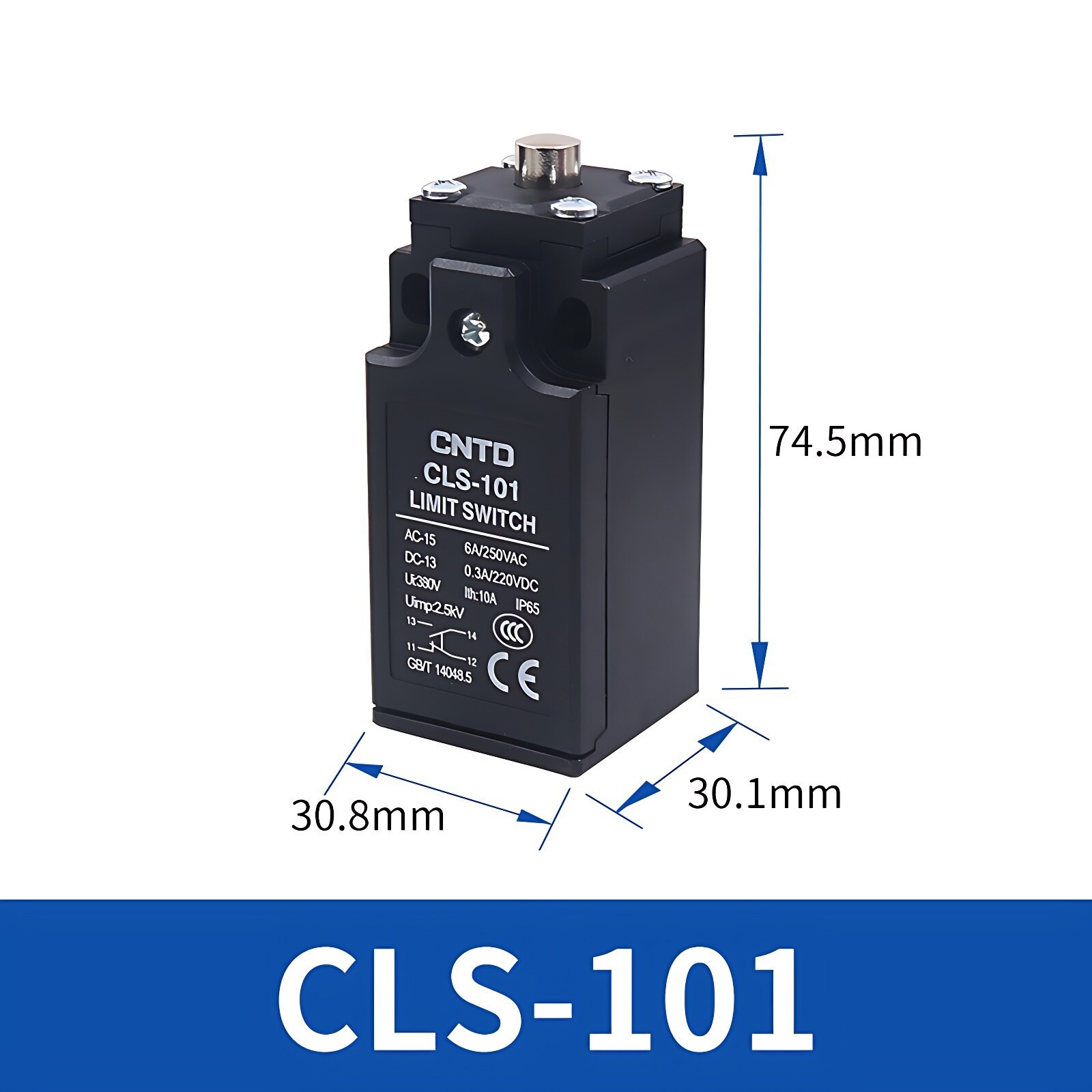 Limit Power Switch Self-Reset Micro Limit Switch Wheel Switches Silver Contacts
