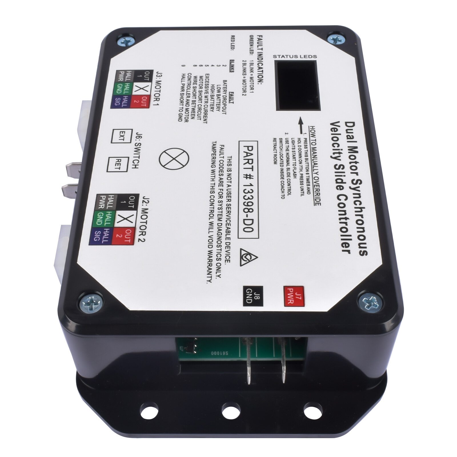 13398-D0 Dual Motor Synchronous Velocity Slide Controller for Lippert V-Sync II