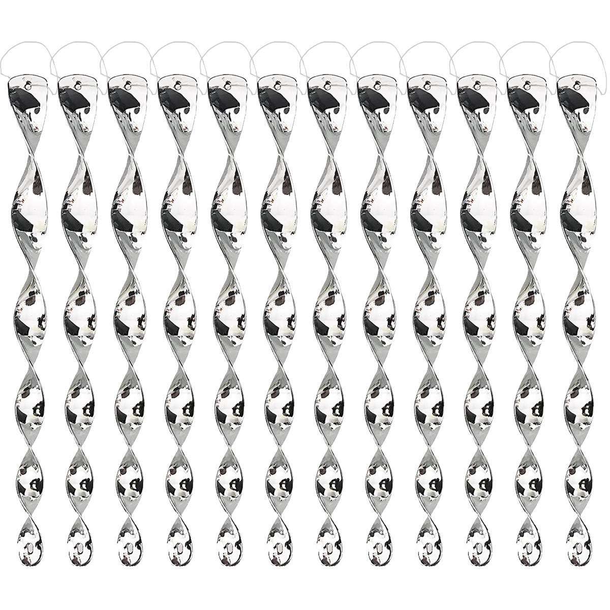 US 12PCS Bird Scare Rods Hanging Reflective Pest Repellent Deterrent Garden Yard