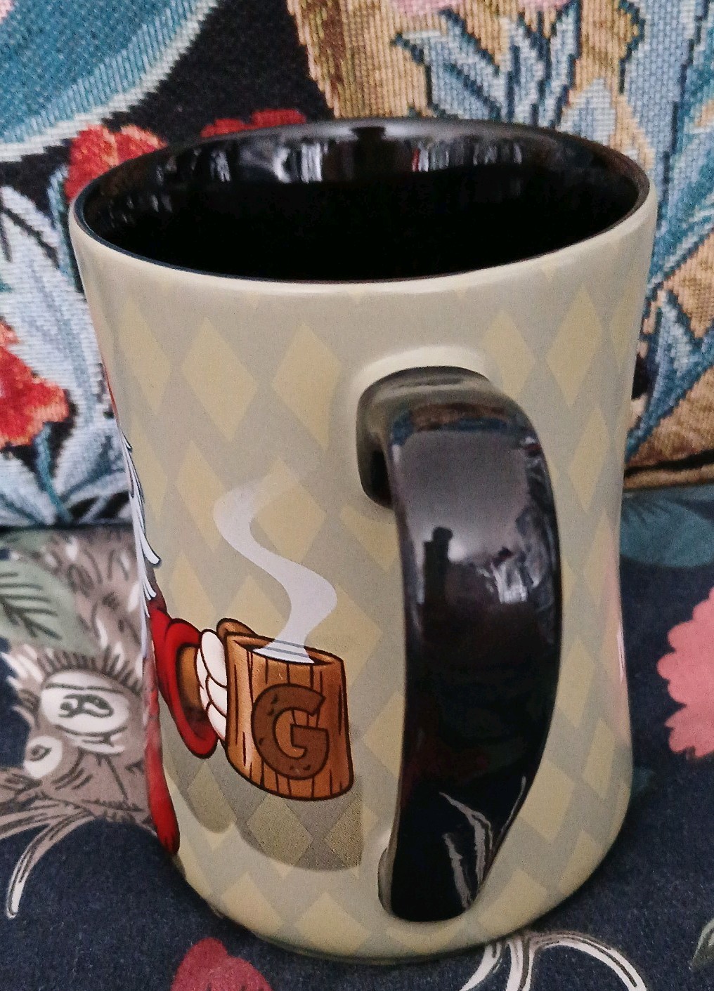 DISNEY PARKS Snow White GRUMPY "I HATE MORNINGS!" Large Drinking Coffee Tea Mug