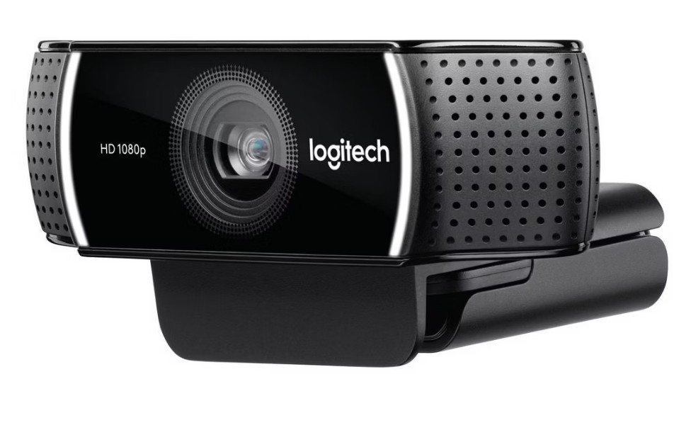 Logitech HD 1080p High Definition Webcam Clip-On Mount, Black