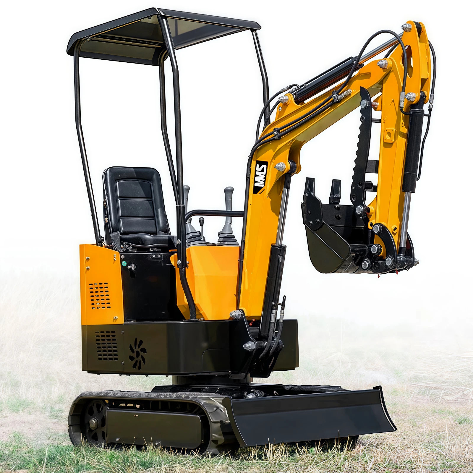 Local Pick Up One Ton Small Mini Digger Small Track Excavator with Canopy