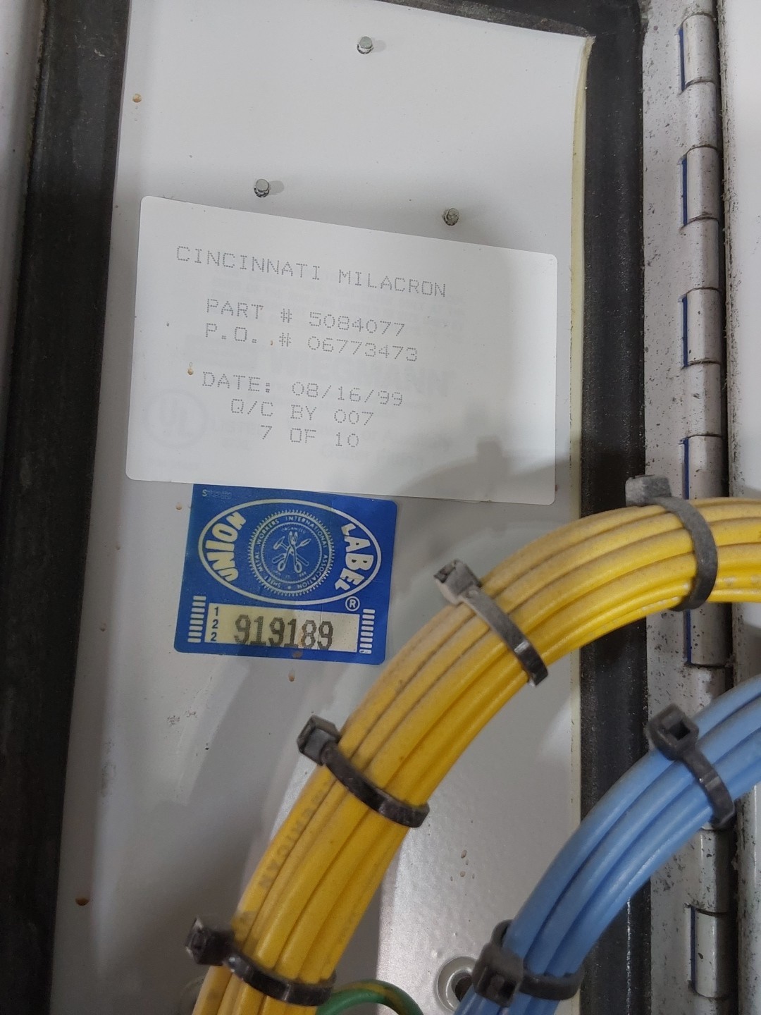 Cincinnati Milacron 5084077 Robot Interface Controller