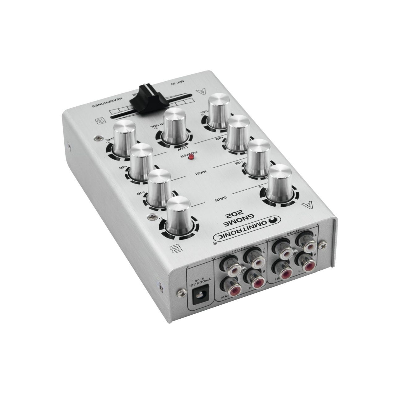Omnitronic Gnome-202 Mini-Mixer Silver