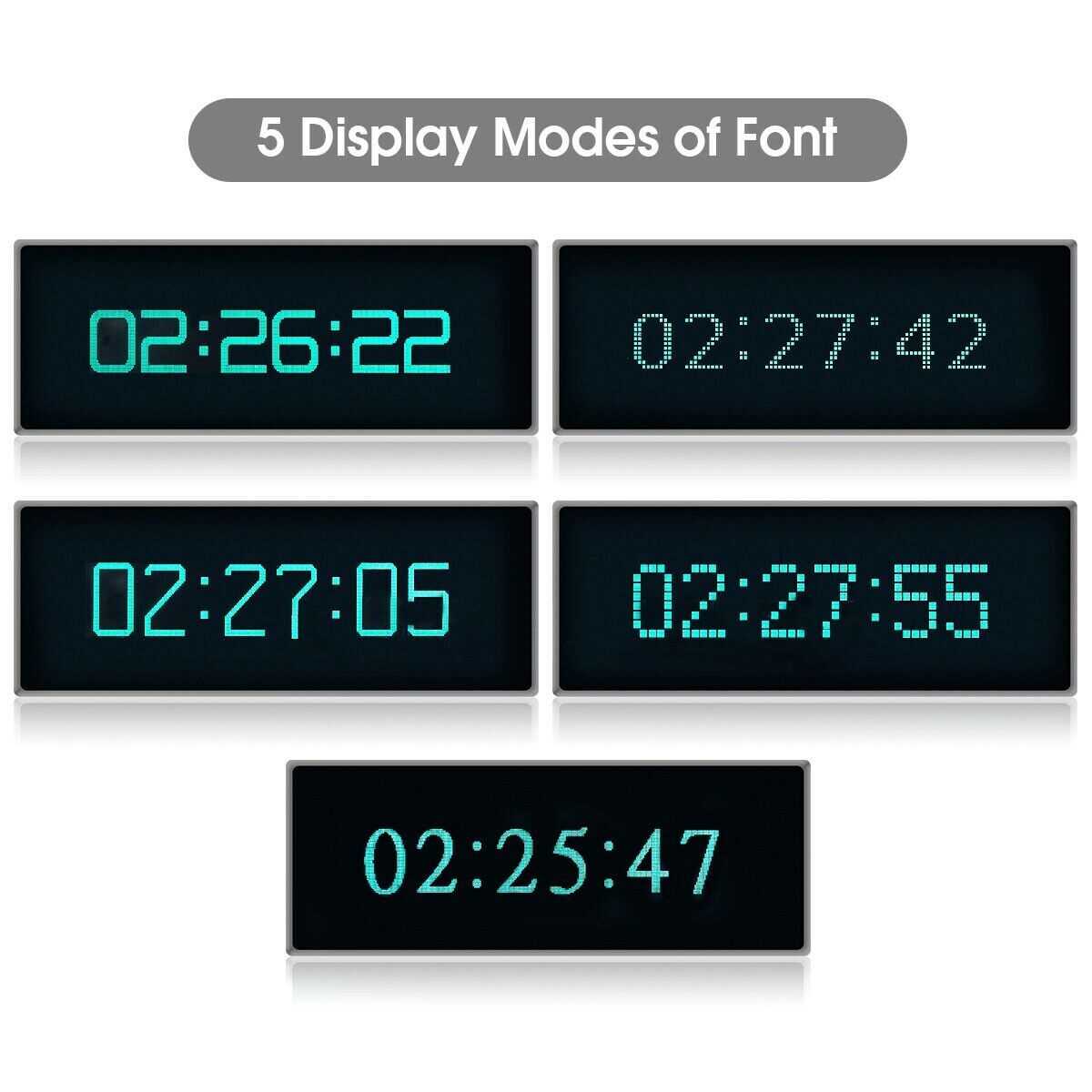 Music Spectrum Display Analog VU Meter VFD Clock Sound Level Indicator