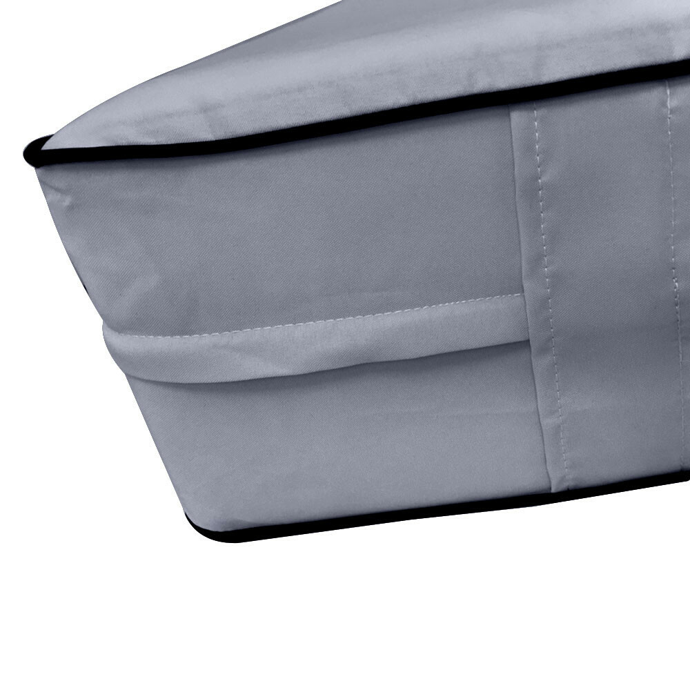COVER ONLY-Style1 Daybed Mattress Bolster Back Covers Contrast Trim TwinXL-AD001