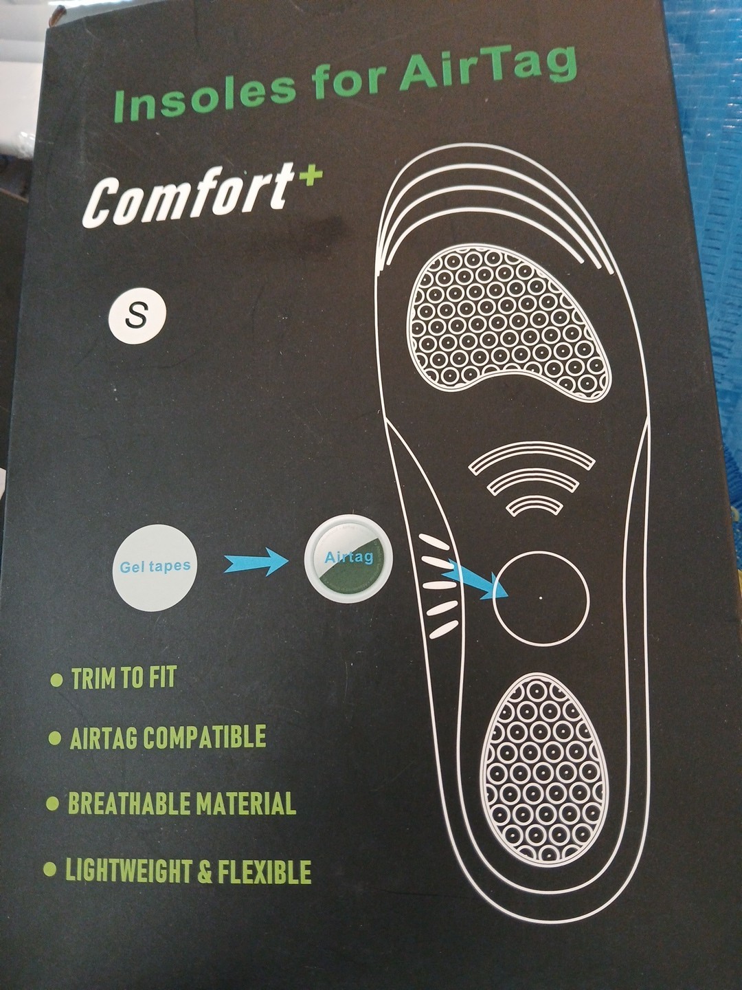 Insoles For Airtag  Comfort + Size Kids  6.5 To Kids 10.5