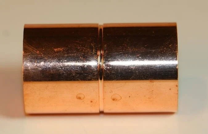 Copper Coupling For 7/8" O.D. HD with Stop-Ring, Refrigeration, Air Conditioning