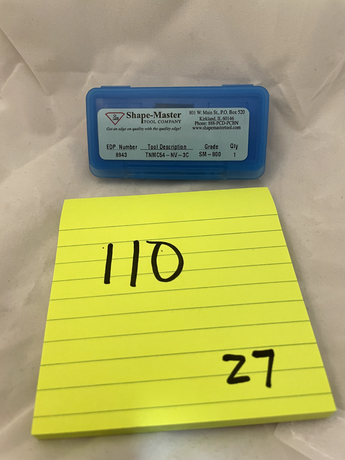Shape Master TNMC54-NV-3C (1 insert per box)