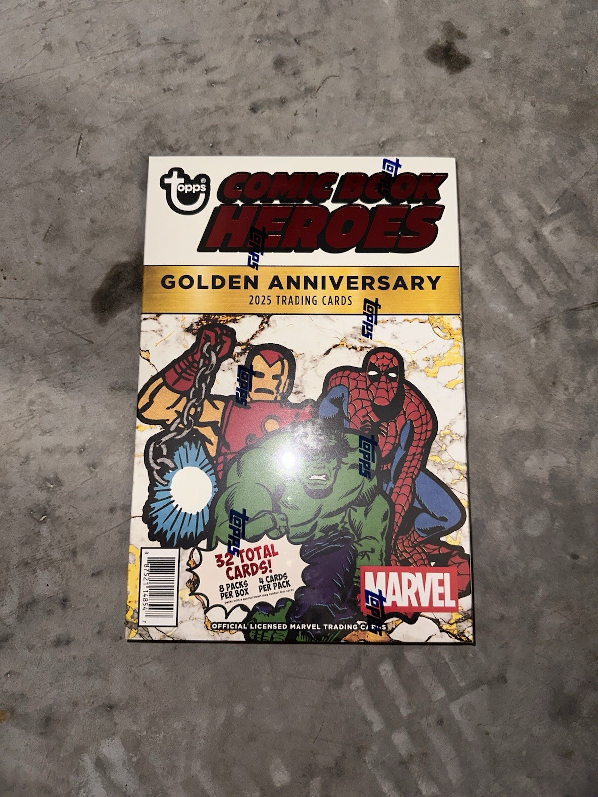 2025 Marvel Comic Book Heroes 1975 Golden Anniversary Hobby Box Topps