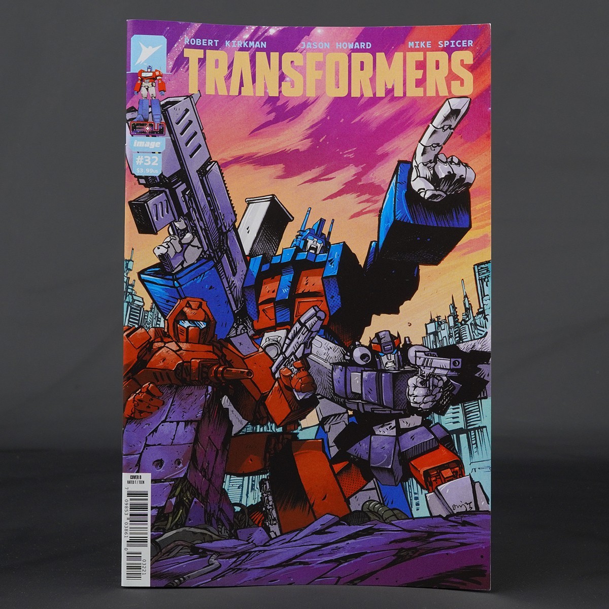TRANSFORMERS #32 Cvr B Image Comics 2026 0326IM0394 32B (CA) Johnson + Spicer