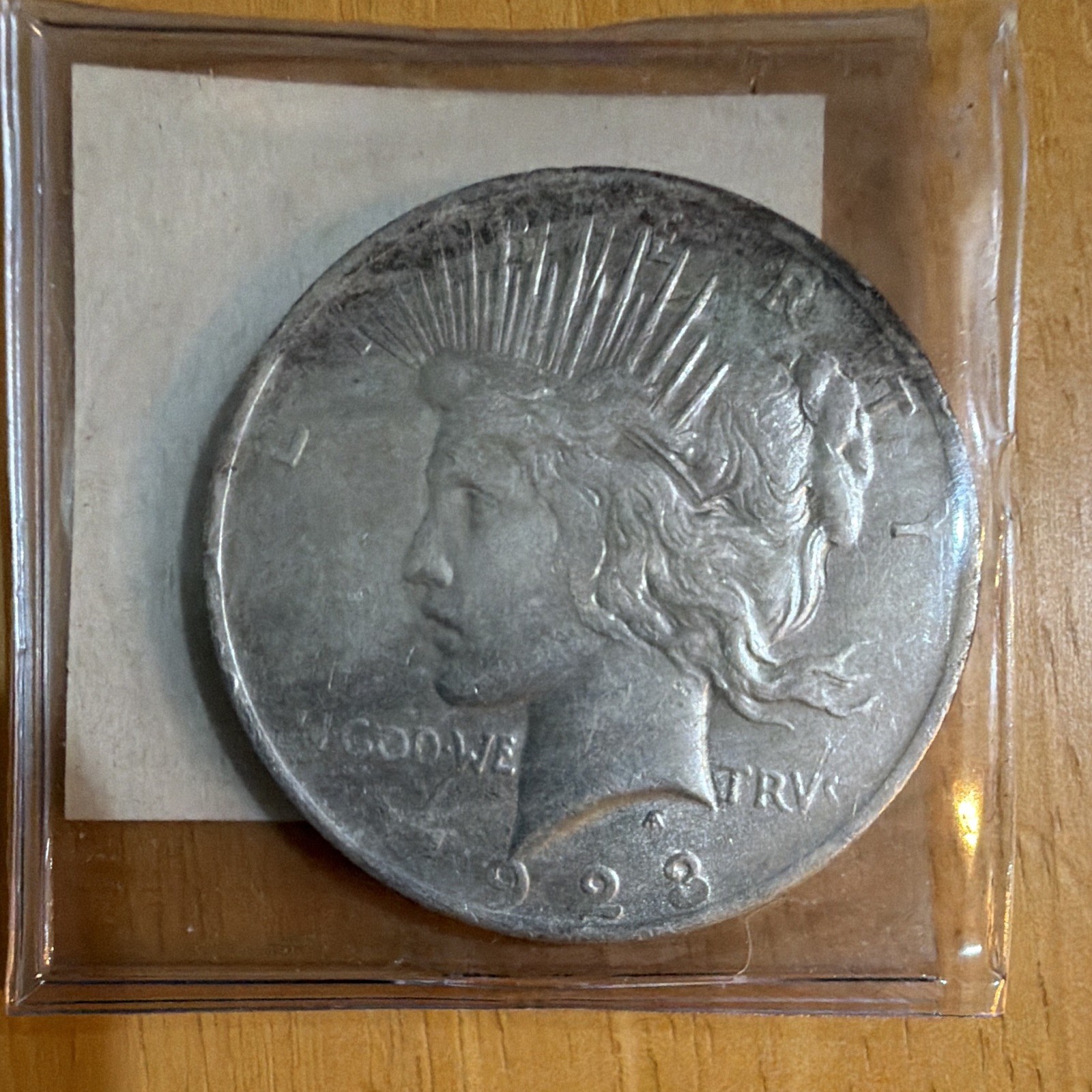 1923 Peace Silver Dollar $1 Business Strike No Mint Mark Philadelphia 90% Silver