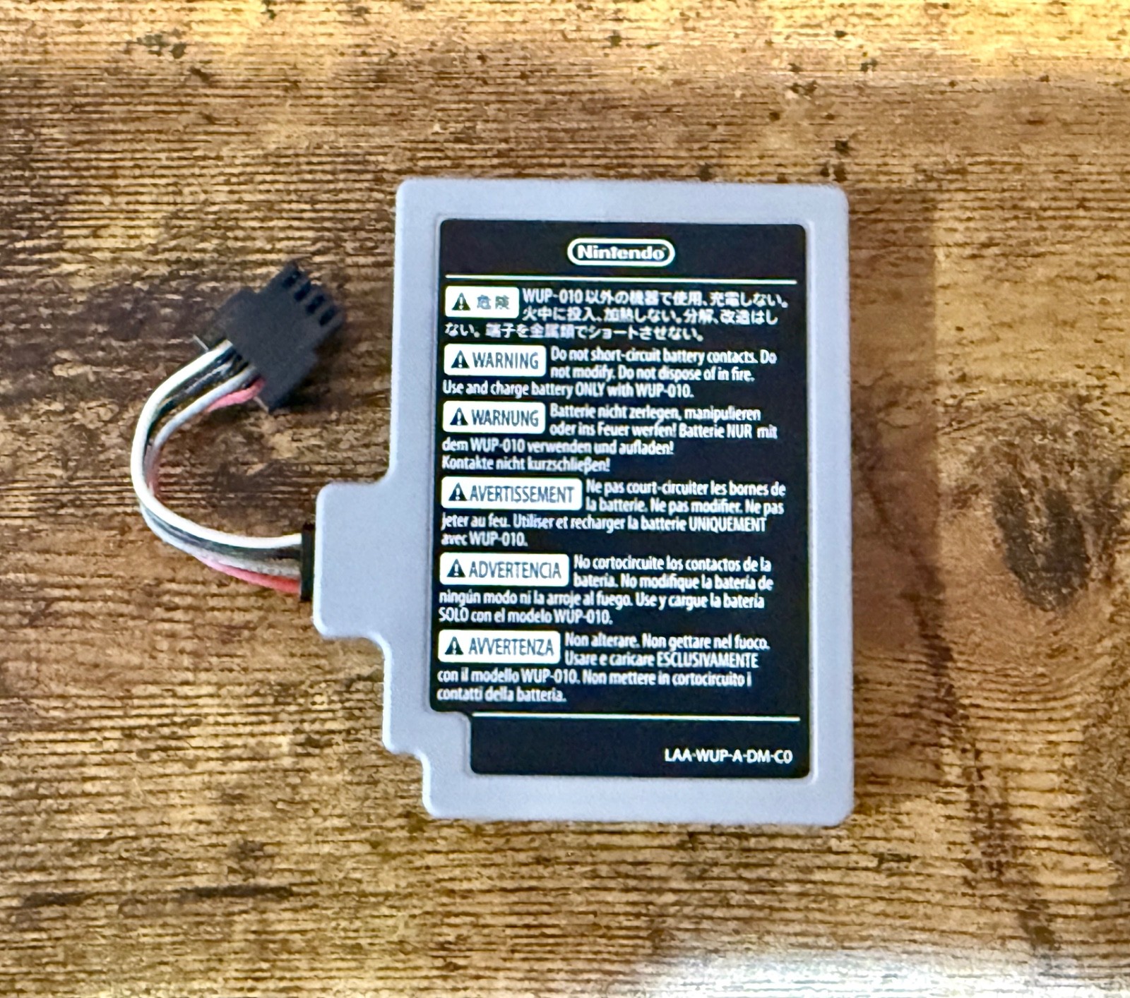 Nintendo Wii U Original OEM Replacement Battery Model WUP-012
