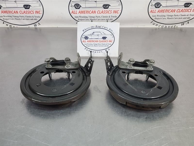 1997-13 C5/C6 Corvette Emergency Brake Rear Backing Plate Pair LH/RH - OEM