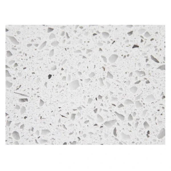 24" x 30" Rectangular All-Weather Quartz Restaurant Table Top in Snow White