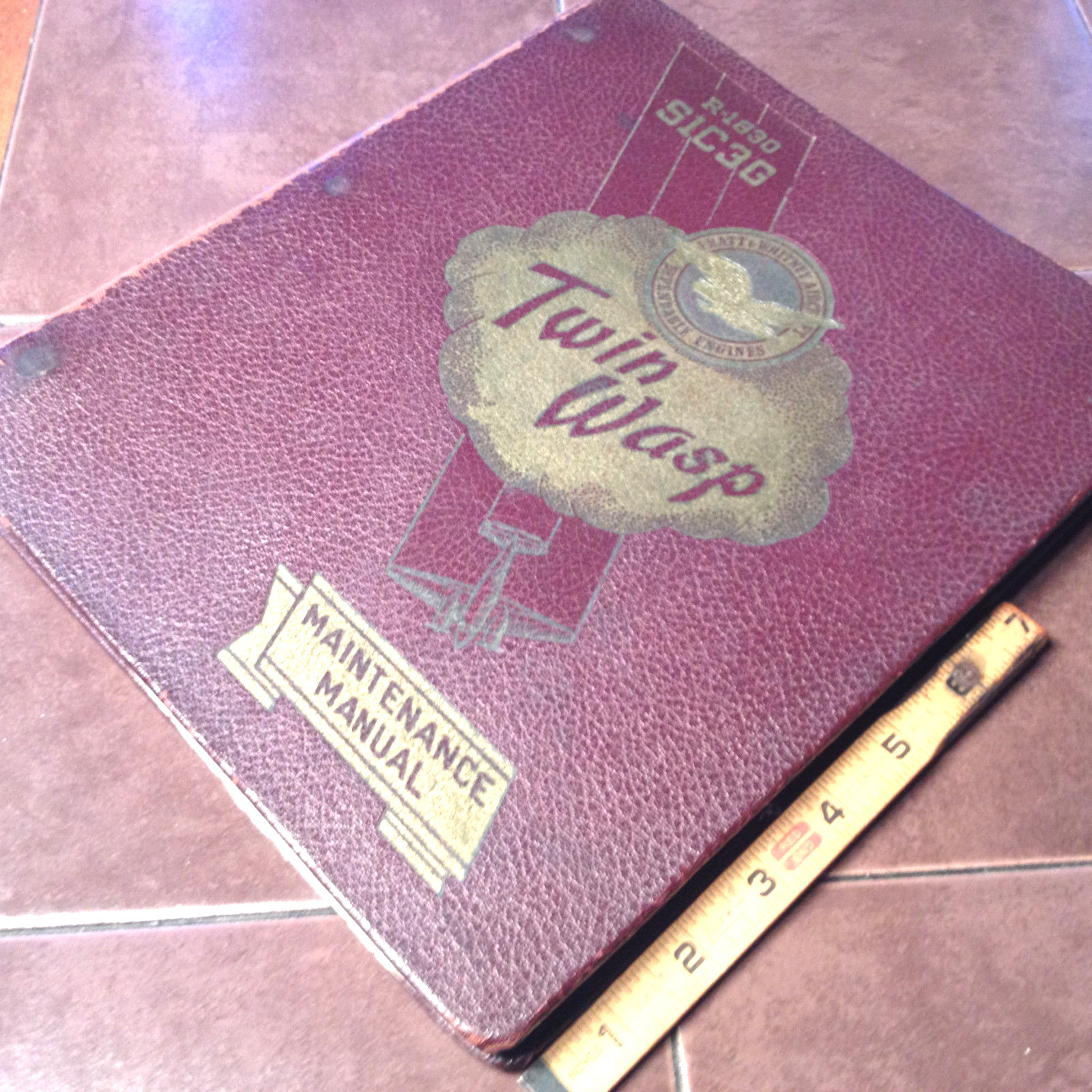 Original 1957 Pratt Whitney Twin Wasp R-1830-S1C3G Maintenance Manual