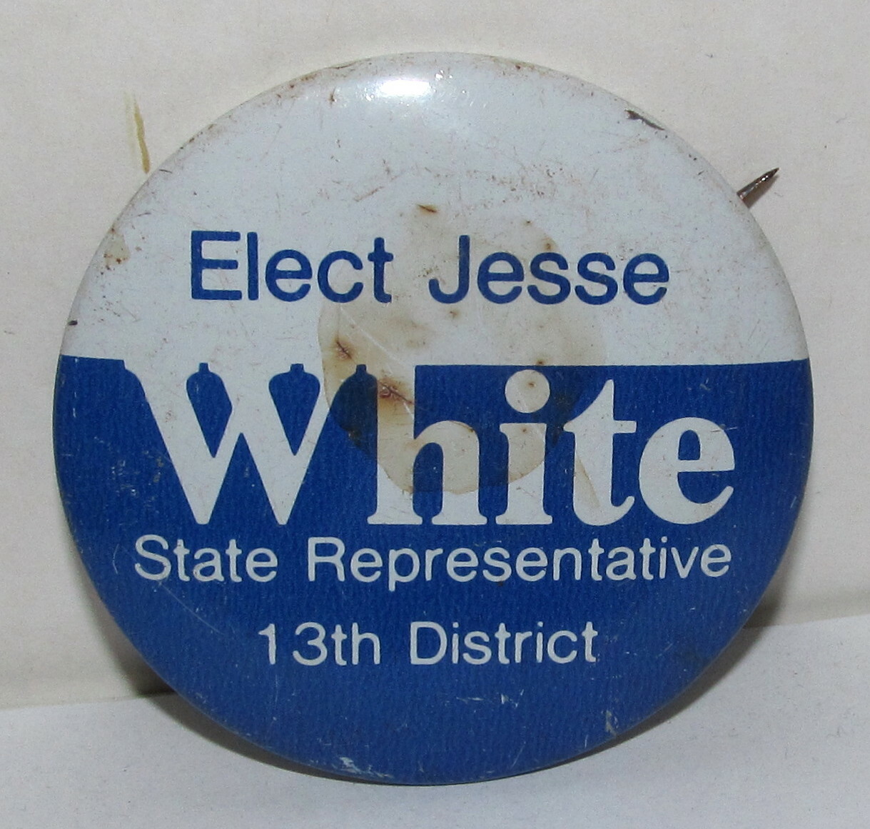 Elect Jesse White Illinois Representative 1970s-'80s 2.25" Pinback Button