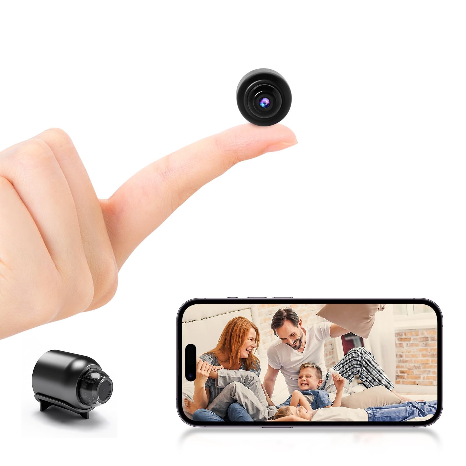 New Smallest Wireless WiFi Camera,HD1080P Mini Camera,Smart Home Security...